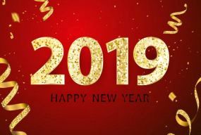 Дорогі друзі! Вітаю вас із Новим 2019 роком!