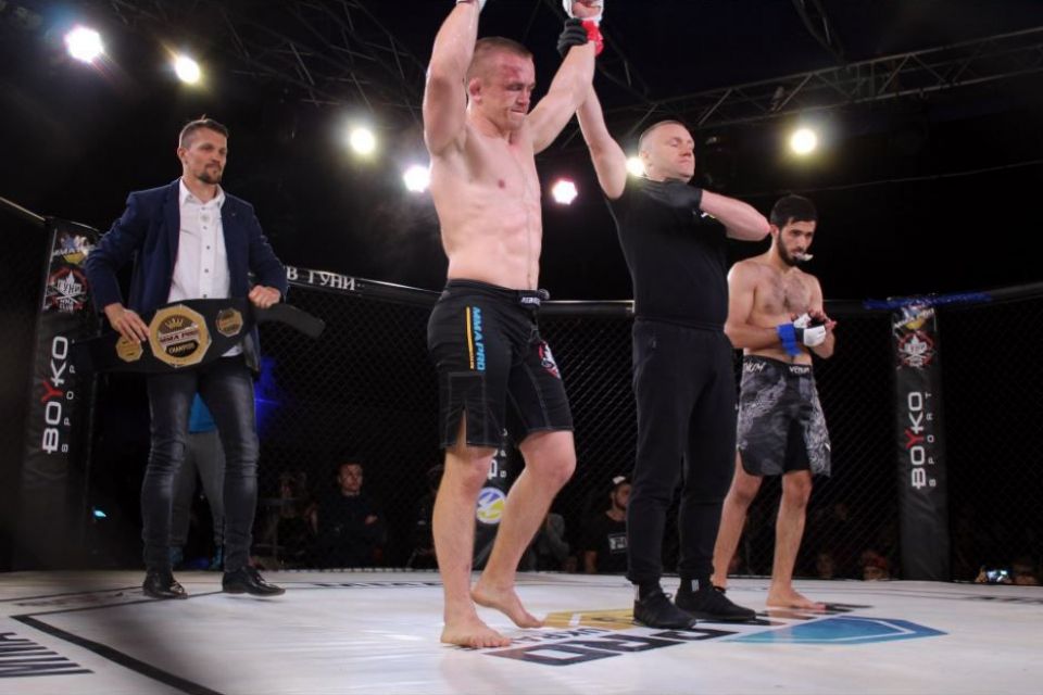 Кам'янецький боєць став новим чемпіоном MMA PRO до 65.8кг