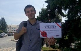 Переможець фотоконкурсу «Мій Кам’янець» отримав подарунок
