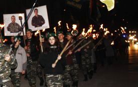 Кам’янчани вшанували пам’ять Романа Шухевича (ФОТО+ВІДЕО)