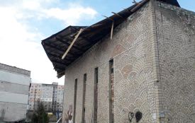 Вітер зірвав дах з Кам’янецького теплового блоку