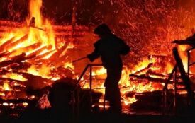 У селі Кам'янка через недопалок загорівся будинок